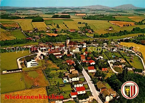 AK / Ansichtskarte Niederneukirchen Fliegeraufnahme mit Wallfahrtskirche Ruprechtshofen Niederneukirchen