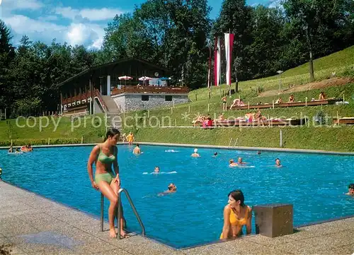 AK / Ansichtskarte Pfarrwerfen Schwimmbad Pfarrwerfen