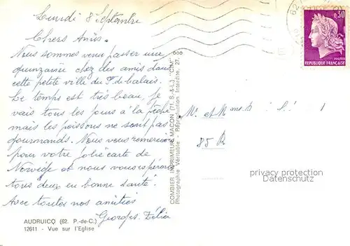 AK / Ansichtskarte Audruicq Vue sur l Eglise Audruicq