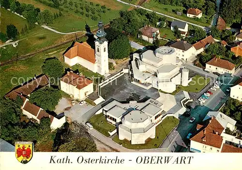 AK / Ansichtskarte Oberwart Kath Osterkirche Fliegeraufnahme Oberwart