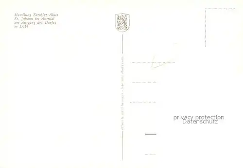 AK / Ansichtskarte St_Johann_Ahrntal Handlung Kirchler St_Johann_Ahrntal