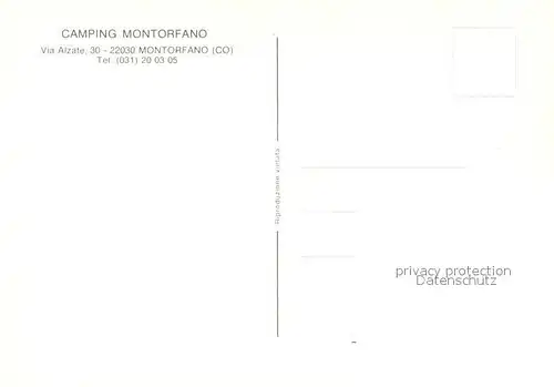 AK / Ansichtskarte Como_Lago_di_Como Camping Montorfano Swimmingpool Como_Lago_di_Como