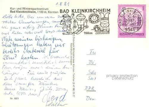AK / Ansichtskarte Bad_Kleinkirchheim_Kaernten Fliegeraufnahme Bad_Kleinkirchheim