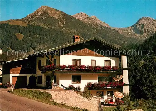 AK / Ansichtskarte Mittelberg_Kleinwalsertal Gaestehaus Haller Mittelberg_Kleinwalsertal