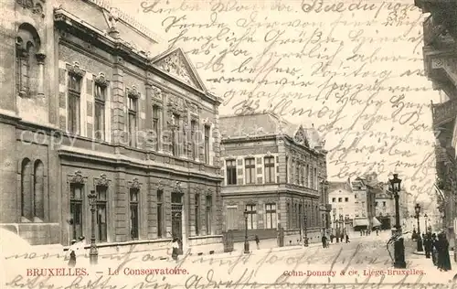 AK / Ansichtskarte Bruxelles_Bruessel Le Conservatoire Bruxelles_Bruessel