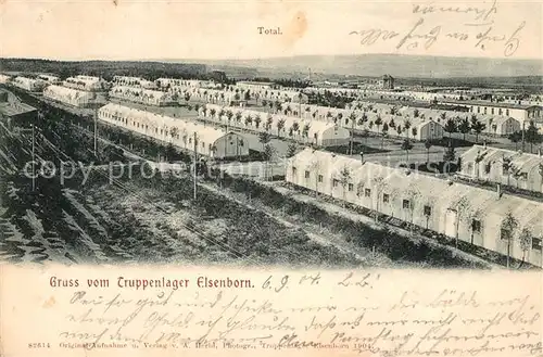 AK / Ansichtskarte Elsenborn Truppenlager Panorama Elsenborn
