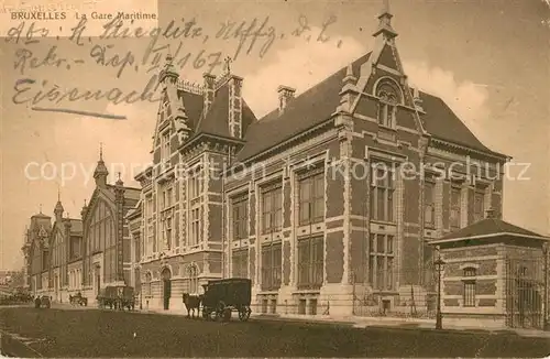AK / Ansichtskarte Bruxelles_Bruessel La Gare Maritime Bruxelles_Bruessel