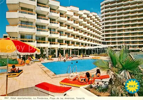AK / Ansichtskarte Playa_de_las_Americas RKF Hotel Apartamentos La Ponderosa Piscina Playa_de_las_Americas