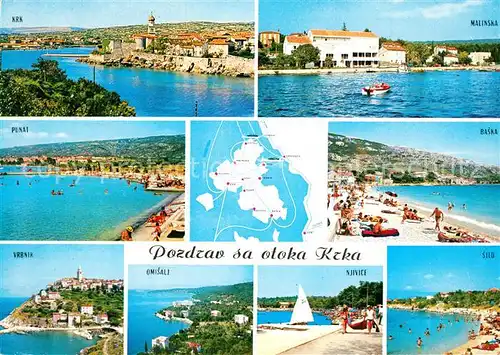 AK / Ansichtskarte Krk Kuestendoerfer der Insel Krk