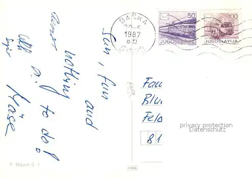 AK / Ansichtskarte Krk Kuestendoerfer der Insel Krk