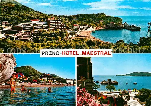 AK / Ansichtskarte Przno Hotel Maestral Strand 