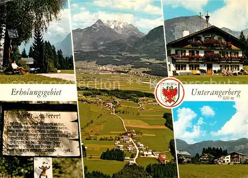 AK / Ansichtskarte Unterangerberg Fliegeraufnahme Unterangerberg