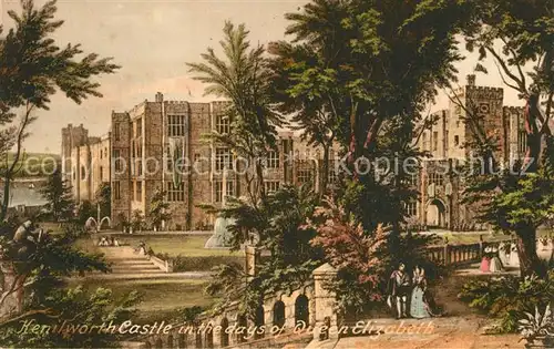 AK / Ansichtskarte Kenilworth_Castle In the days of Queen Elizabeth Kenilworth_Castle