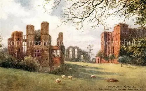 AK / Ansichtskarte Kenilworth_Castle Ruins from the Ramparts Kenilworth_Castle