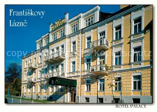 AK / Ansichtskarte Franzensbad_Boehmen Frantiskovy Lazne Hotel Palace Franzensbad_Boehmen