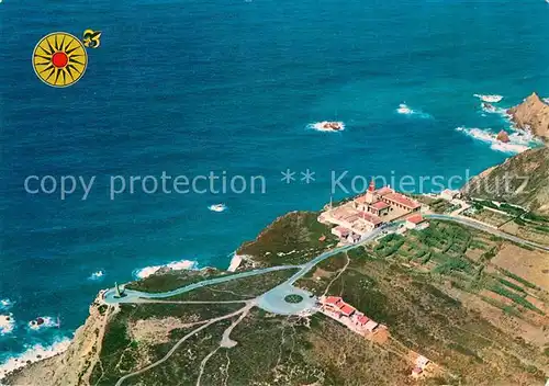 AK / Ansichtskarte Cabo_Da_Roca Cape Rock The most Western point in Europe aerial view Cabo_Da_Roca