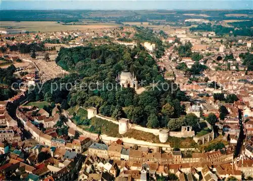 AK / Ansichtskarte Dreux Vue aerienne de la ville avec Chapelle Royale Collection Couleurs et Lumiere de France Dreux