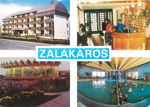 AK / Ansichtskarte Zalakaros Hotel Napfeny Rezeption Hallenbad Zalakaros