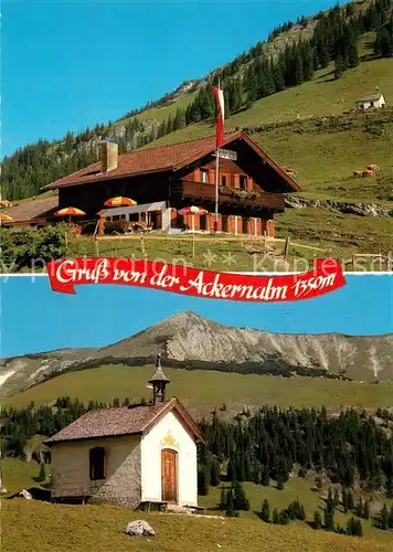 AK / Ansichtskarte Thiersee Berggasthof Jausenstation Ackernalm Graberberg Kapelle Thiersee