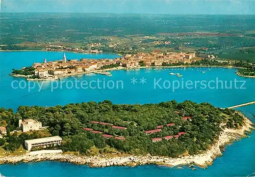 AK / Ansichtskarte Porec Fliegeraufnahme Porec