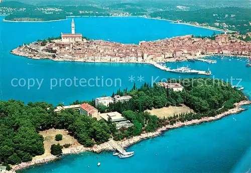 AK / Ansichtskarte Rovinj_Rovigno_Istrien Fliegeraufnahme 