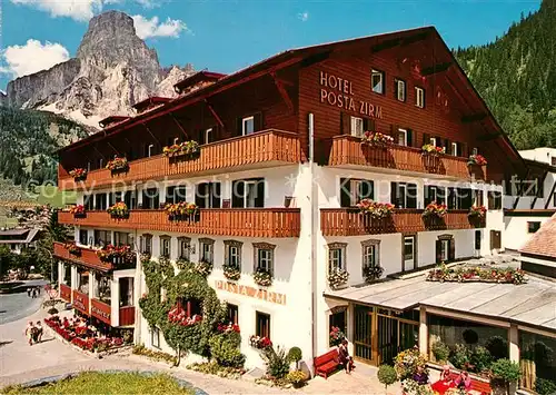 AK / Ansichtskarte Corvara_Pustertal_Suedtirol Hotel Post Zirm Corvara_Pustertal