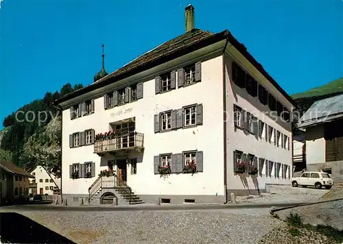 AK / Ansichtskarte Madulain Schulheim Palazzo Josty Madulain