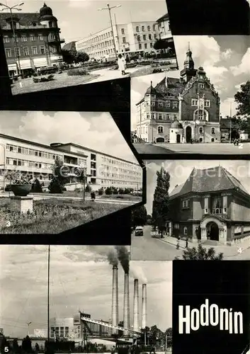 AK / Ansichtskarte Hodonin Budova ONV Budova radnice Okr ustav nar zdravi Dom umeni Hodonin
