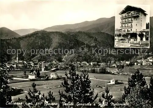 AK / Ansichtskarte Calizzano Veduta Generale e Hotel Miramonti Calizzano