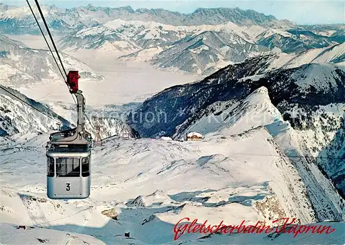 AK / Ansichtskarte Seilbahn Gletscherbahn Kaprun Krefelder Huette  Seilbahn