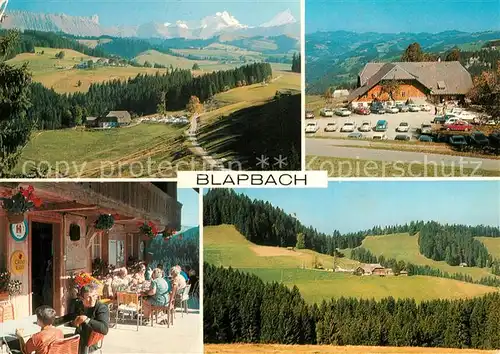 AK / Ansichtskarte Trubschachen Restaurant Blapbach Landschaftspanorama Alpen Trubschachen