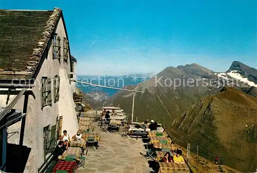 AK / Ansichtskarte Grindelwald Berghotel Faulhorn Sonnenterrasse Fernsicht Alpenpanorama Grindelwald