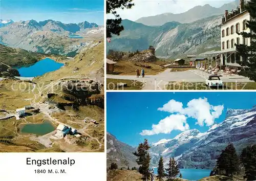 AK / Ansichtskarte Engstlenalp_BE Landschaftspanorama Bergsee Berner Alpen Berghotel Engstlenalp_BE