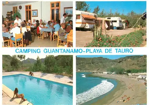 AK / Ansichtskarte Playa_de_Tauro Camping Guantanamo Gaststaette Swimming Pool Strand 