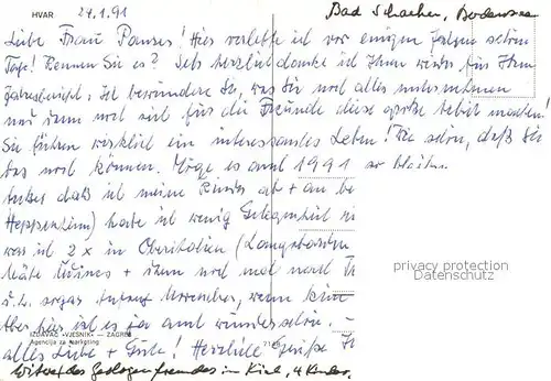 AK / Ansichtskarte Hvar Fliegeraufnahme Hvar