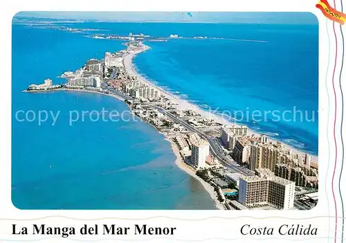 AK / Ansichtskarte La_Manga_del_Mar_Menor Costa Calida Fliegeraufnahme La_Manga_del_Mar_Menor