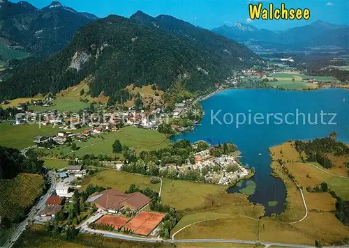 AK / Ansichtskarte Walchsee_Tirol Fliegeraufnahme Walchsee Tirol