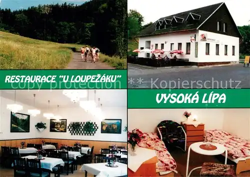 AK / Ansichtskarte Vysoka_Lipa Restaurace U Loupezaku 