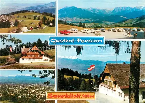 AK / Ansichtskarte Ammenegg Gasthof Pension Sonnblick Fernsicht Alpenpanorama Ammenegg