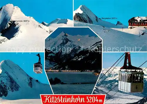 AK / Ansichtskarte Zell_See Schiparadies Kitzsteinhorn Hohe Tauern Bergbahn Krefelderhuette Zell_See