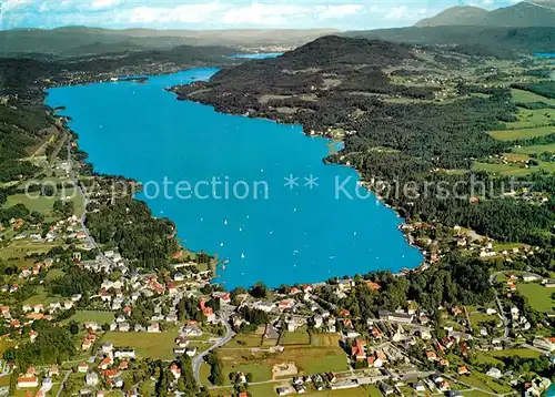 AK / Ansichtskarte Velden_Woerthersee Fliegeraufnahme Velden Woerthersee