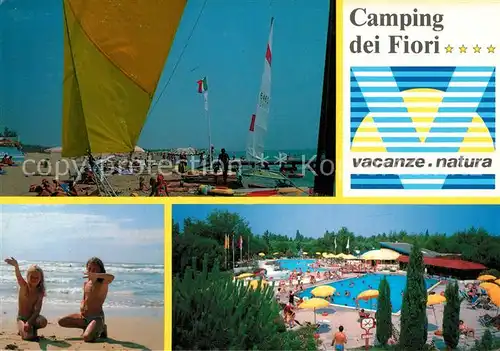 AK / Ansichtskarte Ca_Vio Camping dei Fiori Swimming Pool Badestrand Ca_Vio