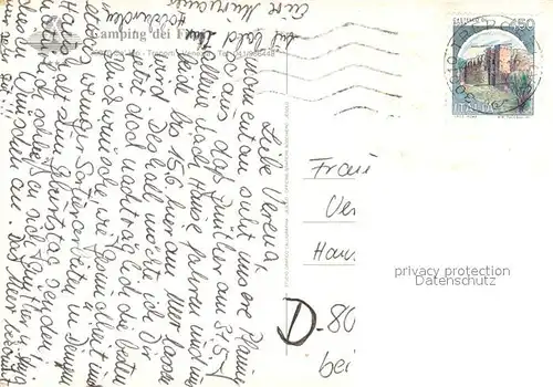 AK / Ansichtskarte Ca_Vio Camping dei Fiori Swimming Pool Badestrand Ca_Vio