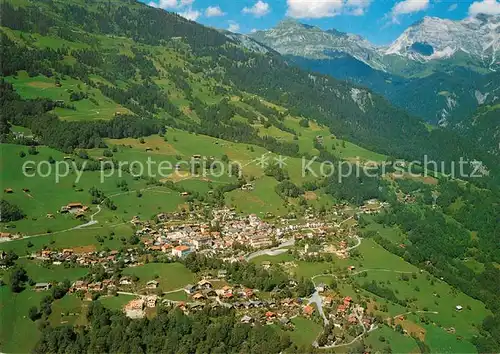 AK / Ansichtskarte Seewis_GR Jugendhaus Alpenpanorama Fliegeraufnahme 