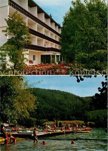 AK / Ansichtskarte Klopeinersee Parkhotel Badestrand Klopeinersee