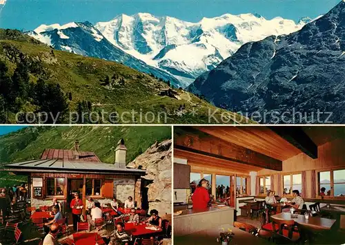 AK / Ansichtskarte Pontresina Restaurant Alp Languard Alpenpanorama Pontresina