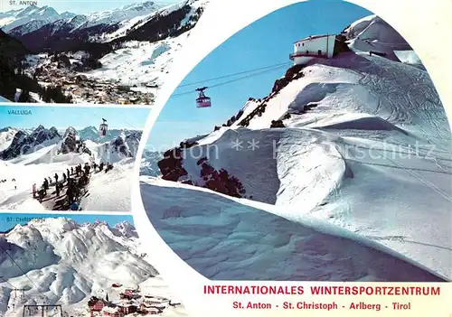 AK / Ansichtskarte St_Anton_Arlberg Internationales Wintersportzentrum Alpen St_Anton_Arlberg