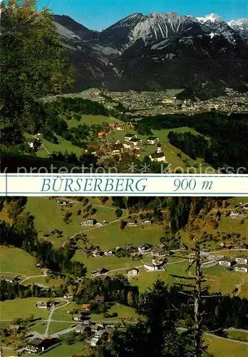 AK / Ansichtskarte Buerserberg_Vorarlberg mit Bludenz Alpenpanorama Buerserberg Vorarlberg