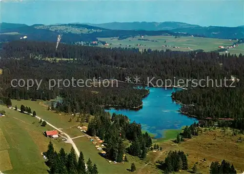 AK / Ansichtskarte Etang_de_la_Gruere Vue aerienne Collection Lumieres et couleurs sur le Jura Etang_de_la_Gruere