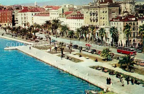 AK / Ansichtskarte Split_Spalato Snimio Seepromenade Split_Spalato